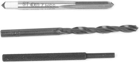 حشوات خيط للمعادن، سلك ملفوف من الفولاذ المقاوم للصدأ، خيط لولبي حلزوني 50 قطعة M4 x 2D مع أدوات تركيب مثبتات مثقاب in Kuwait