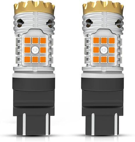 LASFIT 4257 لمبات LED 4257NA ضوء إشارة الانعطاف لعام 2022 Maverick Lariat لعام 2019 2020 2021 2022 F سلسلة ضوء النهار الجري الساطع DRL ترقية الضوء الوامض الأصفر الكهرماني (2 قطعة) in Kuwait