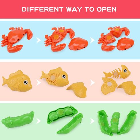 لعب اكسسوارات المطبخ للأطفال 94 قطعة، مجموعة الطبخ التظاهري، قطع الطعام والخضروات والفواكه، مجموعة ألعاب المطبخ مع سلة تخزين، ألعاب تعليمية للأولاد والبنات من سن 3 إلى 6 سنوات in Kuwait