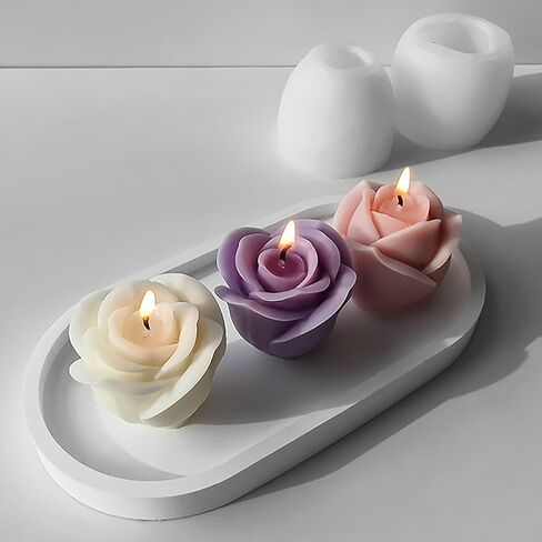 Ball Resin Mold Egg Mold Egg Jewelry Resin Casting Molds Handmade Silicone Mold for Resin Candle Making Molds Craft Supplies 3D Mold Resin Mold Sculpture Mold Resin DIY Mold in Saudi Arabia