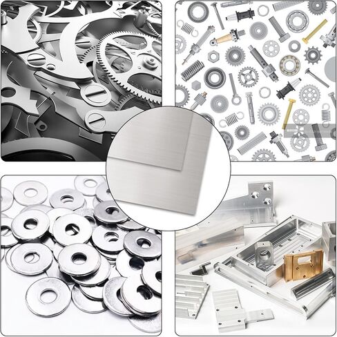 مخزون الرقائق من الفولاذ المقاوم للصدأ 316 - رقائق من الفولاذ المقاوم للصدأ، 12 بوصة × 6 بوصة × 0.023 بوصة، قطعتان in Kuwait