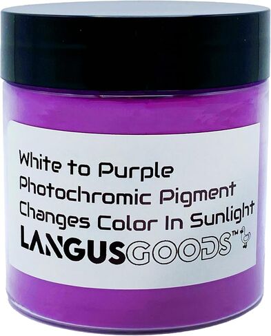 Color Changing Photochromic Pigment Powder - Changes Color in Sunlight & Changes Back When Sunlight is Blocked - 5 Grams (Blue to Violet) in Saudi Arabia