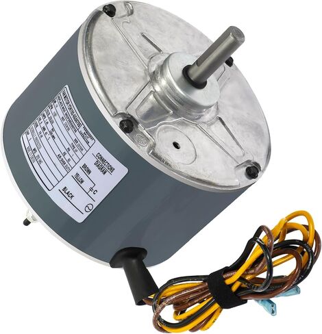 محرك مروحة مكثف 5KCP39EGS070S 1/4 HP، 1100 دورة في الدقيقة، 208-230 فولت محرك مروحة تيار متردد لاستبدال وحدة التيار المتردد مناسب لـ genteq 3905، 5KCP39EGY823S، HC39GE234A، HC39GE237، HC39GE237A، Dayton 6DLL0 in Kuwait