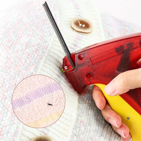 Tagging Gun Kit,Fine Stitch Tagging Gun for Clothing,1000 Black and 1000 White Micro Fasteners,Clothes Mending Quilting Stitch Tag Gun with1 Needle in Kuwait