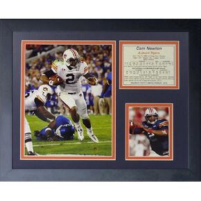 Legends Never Die "Cam Newton Auburn Framed Photo Collage, 11 x 14-Inch, (12053U) in Kuwait