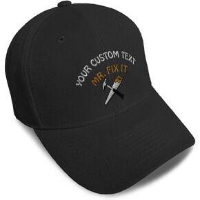 Custom Baseball Caps for Men & Women Embroidered Mr. Fix It Embroidery Ladies & Men Baseball Hats Acrylic in Kuwait