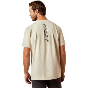 Ariat Men's BV Logo Khaki Tee Shirt in Saudi Arabia