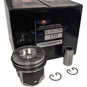 مجموعة مكبس DK مع حلقات (8) - تناسب Ford Powerstroke 6.0L 2003-2010 (STD) in Kuwait