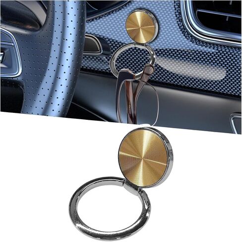 Sunglass Holder for Car Dash, Metal Auto Dashboard Eyeglass Holder Hook, Universal Vehicle Interior Hanger Accessories for Car, Home, Boat, RV, Truck, Office, Phone (Black, 1PC) in Saudi Arabia