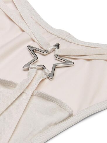 Victoria's Secret Very Sexy Starstruck Strappy High-Leg Thong Panty Color Gray New in Saudi Arabia