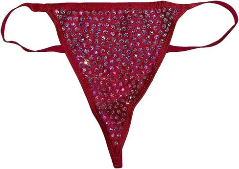 Victoria's Secret Very Sexy Subtle Rhinestones Shine V-String Panty Color Bold Lilac New in Saudi Arabia