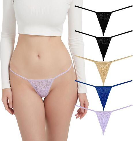 G String Thongs for Women Soft Comfortable Thong Panties Sexy Underwear Size XS-4XL in Saudi Arabia