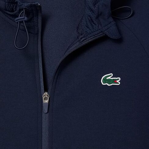 سترة رياضية رياضية مسامية للرجال من Lacoste، باللون الأزرق الداكن/الأزرق الداكن، مقاس X-Large in Saudi Arabia