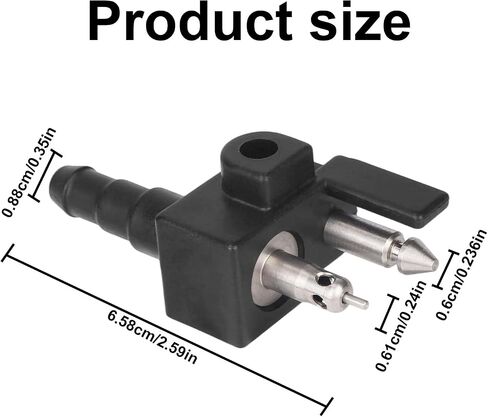65720-986L0 Fuel Connector for Suzuki Johnson Evinrude, Plastic & Aluminum Fuel Line Connector for Suzuki DF 4-140 HP and Johnson Evinrude Outboard Boat Engines 5032150 65720-986B0 18-80425 in Saudi Arabia