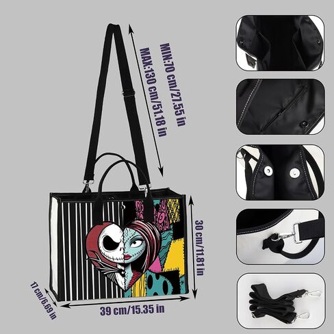 حقيبة VAMSII Night Tote Bag J & S Fans Merchandise Night Halloween حقيبة كتف in Saudi Arabia