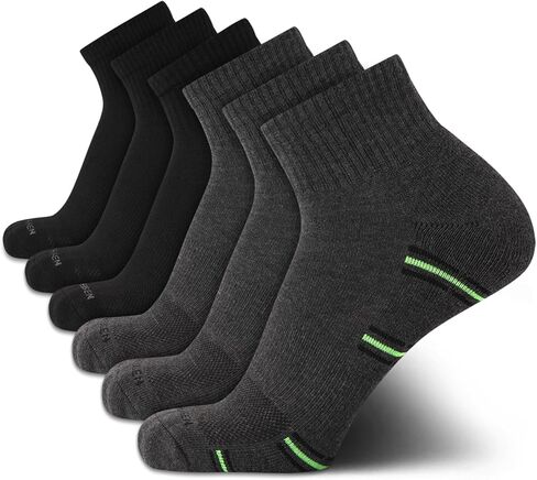 Van Heusen Men's Athletic Quarter Cut Socks (6 Pack) in Kuwait