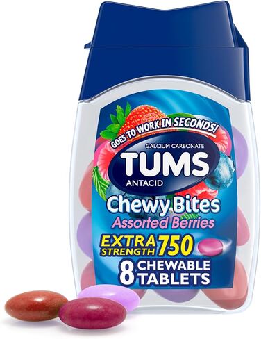 TUMS Chewy Bites Chewable Antacid Tablets - 8 ct in Saudi Arabia