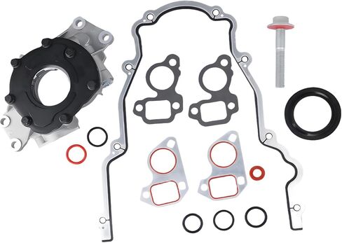 M295HV High Volume Oil Pump Kit Compatible with 4.8L 5.3L 6.0L Silverado Avalanche Suburban Tahoe Trailblazer GMC Sierra Yukon Cadillac Escalade - Replaces JV5158 TCS45993 12557840 in Saudi Arabia