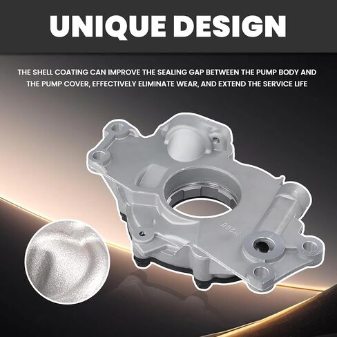 M295HV High Volume Oil Pump Kit Compatible with 4.8L 5.3L 6.0L Silverado Avalanche Suburban Tahoe Trailblazer GMC Sierra Yukon Cadillac Escalade - Replaces JV5158 TCS45993 12557840 in Saudi Arabia