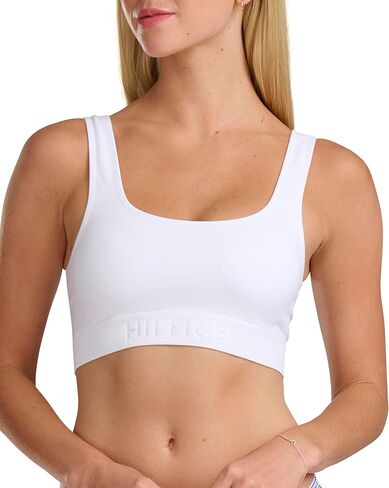 Tommy Hilfiger Women's Seamless Scoop Neck Bralette with Removable Pads 2-Pack in Saudi Arabia