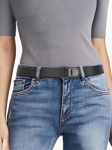 Black Elastic Belts for Women, High Stretch, Adjustable Women’s Belt 23-54 Inches – Comfortable Stretch Fabric in Saudi Arabia