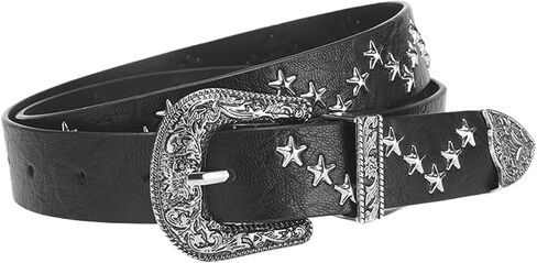 Star Rivet Women's Belt, Retro Multi-purpose Pin Buckle in Saudi Arabia