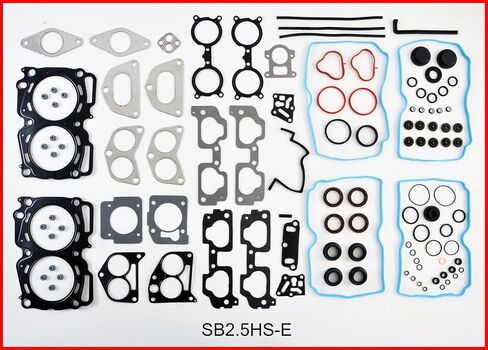 مجموعة إعادة الحلقة مع مجموعة حشية كاملة حلقات محامل تناسب: 2006-2012 سوبارو 2.5L SOHC EJ253 EJ255 Impreza Legacy Outback Forester Baja in Saudi Arabia