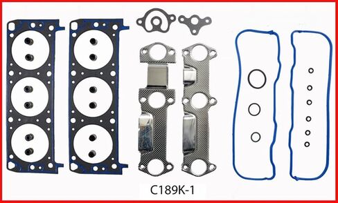 ReRing Kit w/Full Gasket Set Rings Bearings FITS: 88-94 Chevy Pontiac Olds Buick 3.1L 3100 V6 LH0 T (ALUM. HEADS) in Saudi Arabia
