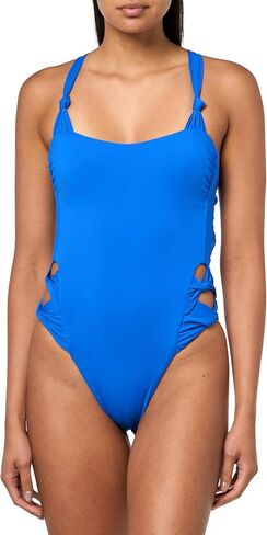 BECCA Women's Standard Baja Mar Bandeau One Piece Swimsuit, Scoop Neck, Bathing Suits in Saudi Arabia