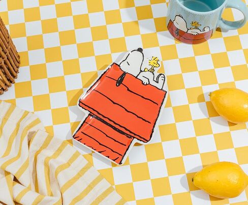 Peanuts Snoopy and Woodstock Sculpted Ceramic Trinket Tray | Storage Dish Organizer For Jewelry, Accessories, Keys in Saudi Arabia