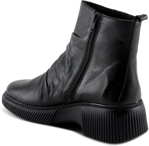 Spring Step Women's NAYANA Booties with Ruching Leather, Metal Rivets, and Removable Insoles in Saudi Arabia