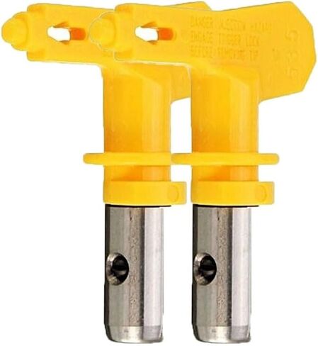 XLJP 1/2/5Pcs* Airless Paint Spray Gun Tip 525#527#523#521#531#535 Paint Spray Gun Nozzle Tungsten Steel Accessoies Tool Different Type Yellow (Color : 2pcs, Size : 535) in Kuwait