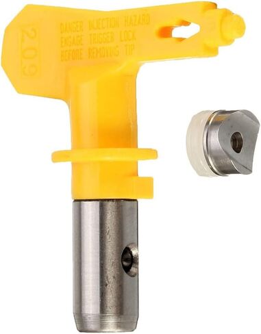 XLJP 1/2/5Pcs* Airless Paint Spray Gun Tip 525#527#523#521#531#535 Paint Spray Gun Nozzle Tungsten Steel Accessoies Tool Different Type Yellow (Color : 2pcs, Size : 535) in Kuwait