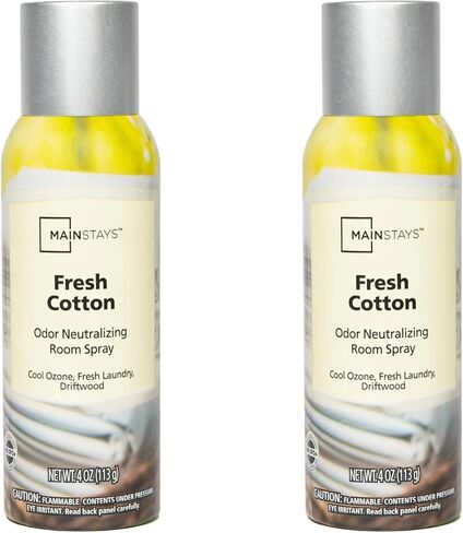 Mainstays Fresh Cotton Odor Neutralizing Room Spray, 8 oz total (2 pack) in Saudi Arabia