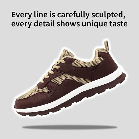 Mens Walking Shoes Slip On Sports Sneakers Tennis Workout Athletic Camp Fitness Flat Sole Running Jogging Breathable Anti-Slip Outdoor Fashion in Kuwait