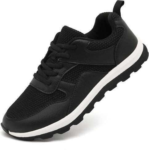 Mens Walking Shoes Slip On Sports Sneakers Tennis Workout Athletic Camp Fitness Flat Sole Running Jogging Breathable Anti-Slip Outdoor Fashion in Kuwait