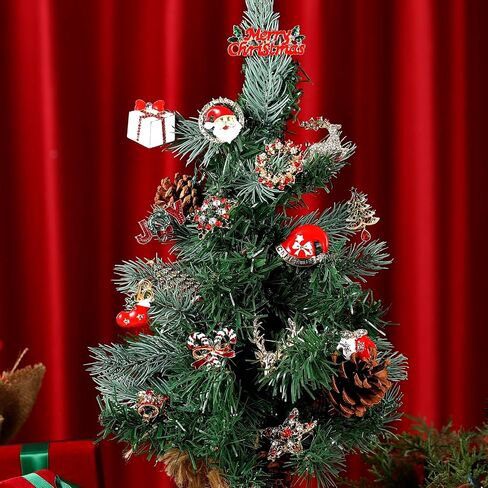 Sasylvia 16 Pcs Women Brooch Set Christmas Brooches Pins Xmas Rhinestone Crystal Vintage Santa Pins Bulk for Women(Classic) in Saudi Arabia