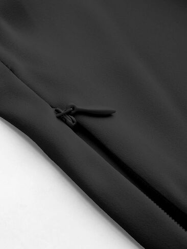 CIDER Satin V-Neck Wrap Zip Long Sleeve Blouse in Saudi Arabia