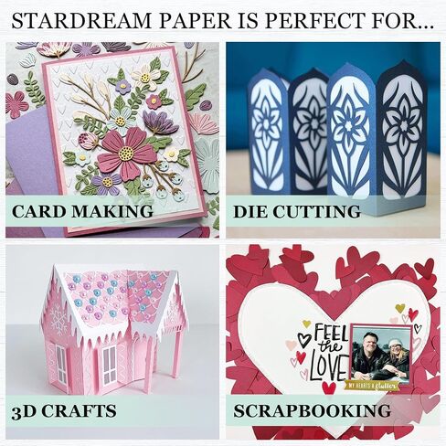 Cardstock Warehouse Stardream Amethyst Purple - 8.5 × 11 بوصة - 105 رطل / 284 جرامًا للمتر المربع ورق بطاقات معدني ممتاز - 25 ورقة in Kuwait
