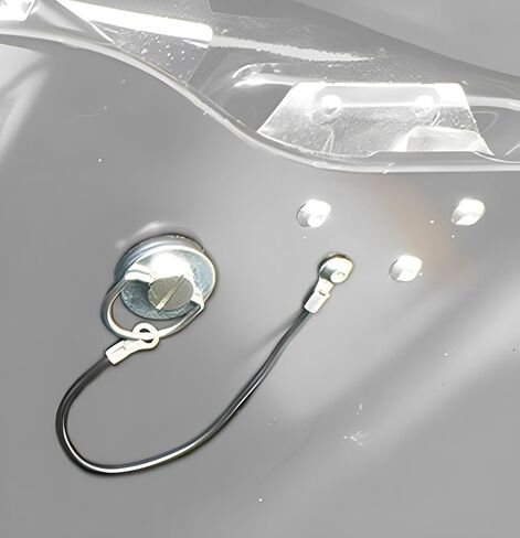 Saddlebag Lid Wear Plates Strike Plates Fit for 1993-2013 Harley Touring, Electra Glide, Road Glide, Road King, Replace-90962-93 (Saddlebag Lid Wear Plates) in Kuwait