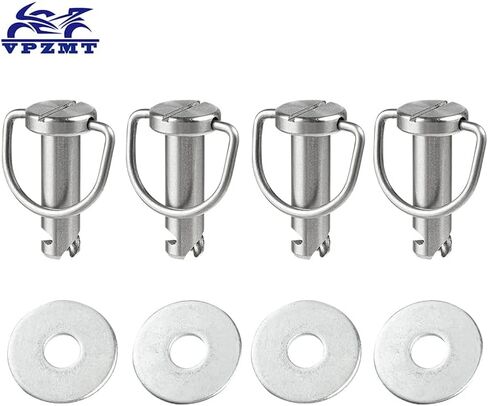 Saddlebag Lid Wear Plates Strike Plates Fit for 1993-2013 Harley Touring, Electra Glide, Road Glide, Road King, Replace-90962-93 (Saddlebag Lid Wear Plates) in Kuwait