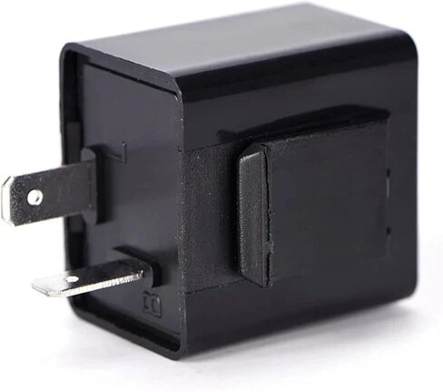 Car Motorcycle Bike Tricycle Flasher Relay 2P 12V Universal Electronic Adjustable Freauency Turn Signal Light Blinker Resistor(12V) in Saudi Arabia