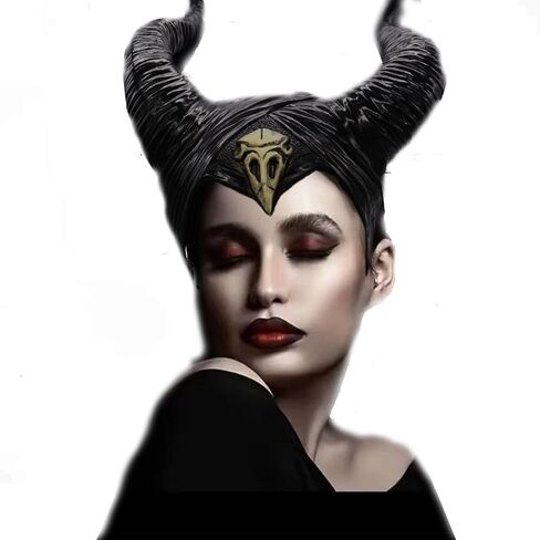 عصابة رأس من Maleficent Horns آذان غطاء رأس مذهلة مثالية لحفلات الهالوين التنكرية والمناسبات ذات الطابع الخاص (ترقية Style3) in Saudi Arabia