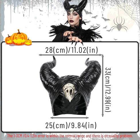 عصابة رأس من Maleficent Horns آذان غطاء رأس مذهلة مثالية لحفلات الهالوين التنكرية والمناسبات ذات الطابع الخاص (ترقية Style3) in Saudi Arabia