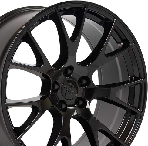 OE Wheels DG15 20 Inch Rim Fits Hellcat Style 5x115 20x9 Gloss Black - Hollander 2528 (1) in Saudi Arabia