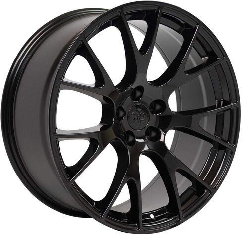 OE Wheels DG15 20 Inch Rim Fits Hellcat Style 5x115 20x9 Gloss Black - Hollander 2528 (1) in Saudi Arabia