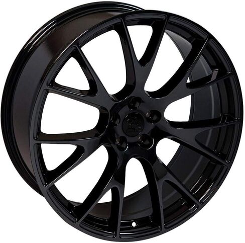 OE Wheels DG15 20 Inch Rim Fits Hellcat Style 5x115 20x9 Gloss Black - Hollander 2528 (1) in Saudi Arabia