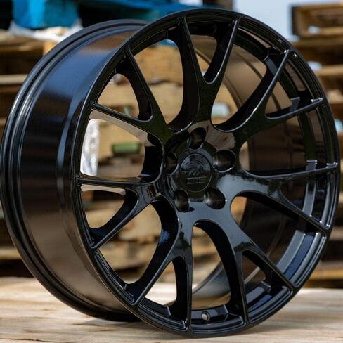 OE Wheels DG15 20 Inch Rim Fits Hellcat Style 5x115 20x9 Gloss Black - Hollander 2528 (1) in Saudi Arabia