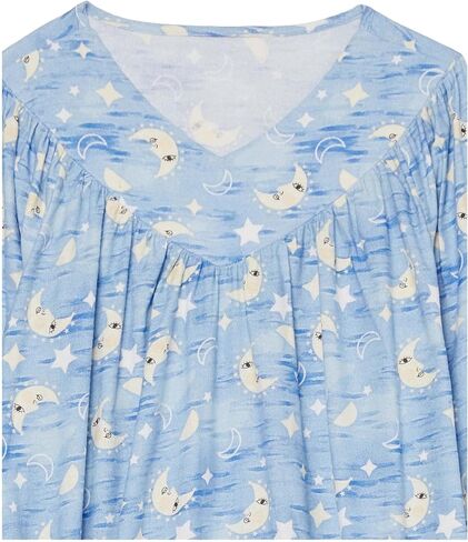 AmeriMark Women Full-Length Flannel Nightgown Pajamas – Ladies Lightweight Warm Cotton Night Gown Nightshirt for Sleeping in Saudi Arabia