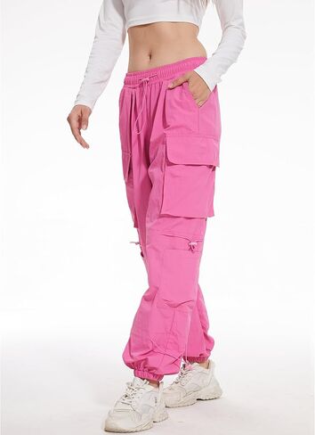 السراويل البضائع النسائية Y2k الشارع الشهير الرباط السراويل الفضفاضة Sweatpants عالية الخصر فضفاضة السراويل الساق المستقيمة in Kuwait